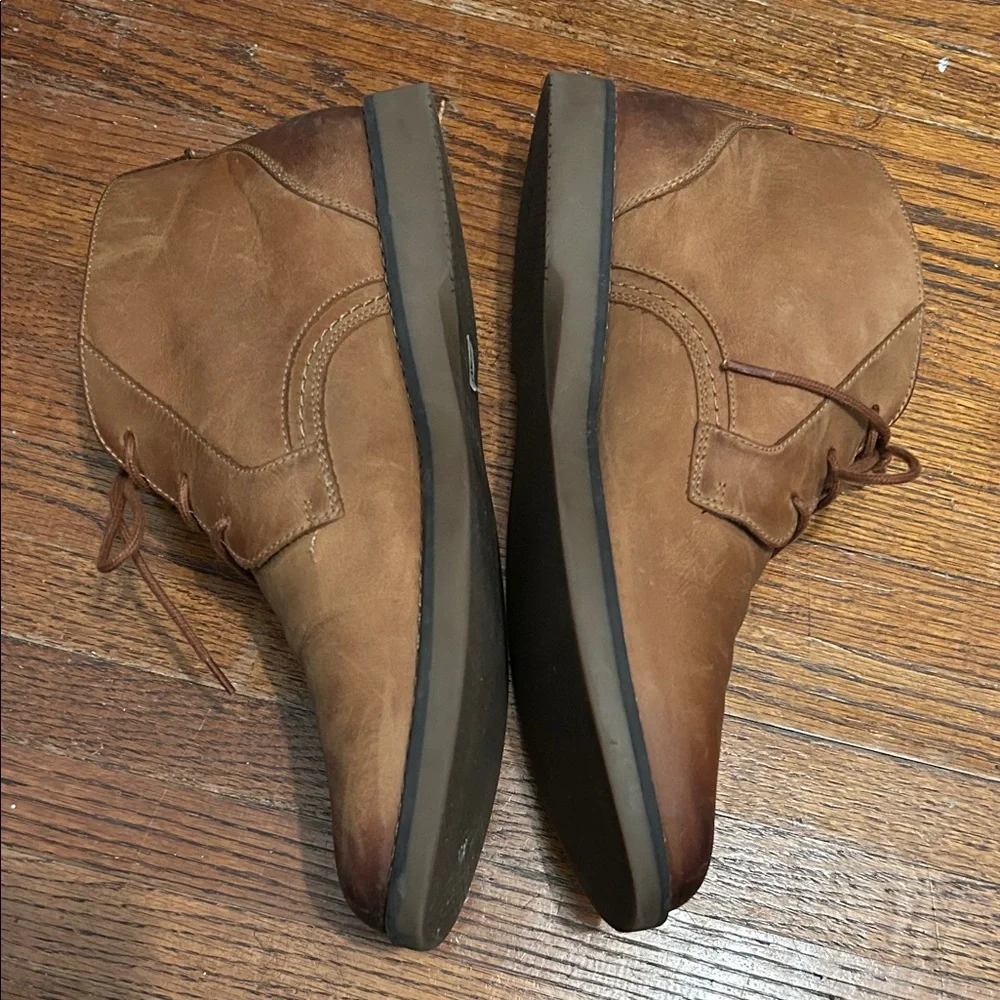 Sperry Brown Leather Ankle Boots